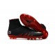Nike HyperVenom Phantom II FG - scarpe da calcio terreni compatti -Neymar X Jordan Nero Rosso