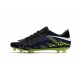 Neymar Nuovo 2017 Calcio Scarpe Nike Hypervenom Phinish FG Nero Verde