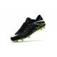 Neymar Nuovo 2017 Calcio Scarpe Nike Hypervenom Phinish FG Nero Verde
