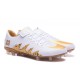 Neymar X Jordan NJR Calcio Scarpe Nike Hypervenom Phinish FG Bianco Oro