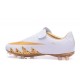 Neymar X Jordan NJR Calcio Scarpe Nike Hypervenom Phinish FG Bianco Oro