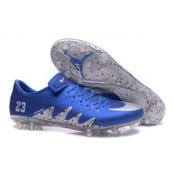 Neymar X Jordan Scarpe Nike Hypervenom Phinish FG Blu Metallico