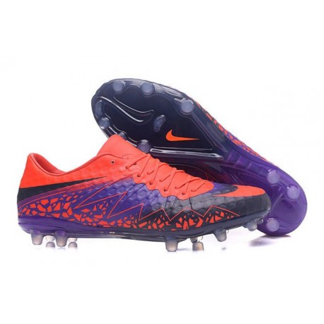 Neymar Nuovo 2017 Calcio Scarpe Nike Hypervenom Phinish FG Viola Rosso