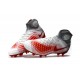 Scarpa da Calcio per Terreni duri Nike Magista Obra II FG Bianco Rosso