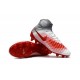 Scarpa da Calcio per Terreni duri Nike Magista Obra II FG Bianco Rosso