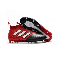 Scarpe da Calcio adidas Ace17+ Purecontrol FG Rosso Nero Bianco