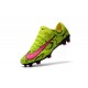 Nuovo Scarpa da Calcio Nike Mercurial Vapor 11 FG Giallo Rosa