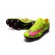 Nuovo Scarpa da Calcio Nike Mercurial Vapor 11 FG Giallo Rosa