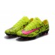 Nuovo Scarpa da Calcio Nike Mercurial Vapor 11 FG Giallo Rosa