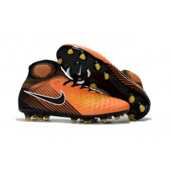 Nike Magista Obra 2 FG Nuove Scarpe da Calcio Arancio Nero