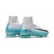 Nike Scarpa Calcio Uomo 2017 Mercurial Superfly V FG ACC Bianco Blu Nero