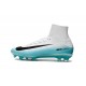 Nike Scarpa Calcio Uomo 2017 Mercurial Superfly V FG ACC Bianco Blu Nero