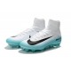 Nike Scarpa Calcio Uomo 2017 Mercurial Superfly V FG ACC Bianco Blu Nero