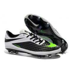 Nike Hypervenom Phantom FG ACC Uomo Scarpe da Calcetto Nero Bianco Verde