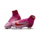 Nike Scarpa Calcio Uomo 2017 Mercurial Superfly V FG ACC Rosa Rosso