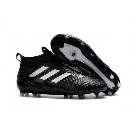 Scarpe da Calcio adidas Ace17+ Purecontrol FG Nero Bianco