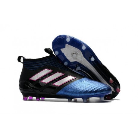 Scarpe da Calcio adidas Ace17+ Purecontrol FG Blu Nero Bianco