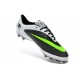 Nike Hypervenom Phantom FG ACC Uomo Scarpe da Calcetto Nero Bianco Verde