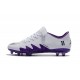 Neymar Nuovo 2017 Calcio Scarpe Nike Hypervenom Phinish FG Bianco Viola