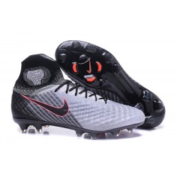 Nike Magista Obra 2 FG Nuove Scarpe da Calcio Grigio Nero