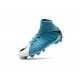 Nike Scarpe Calcio - Hypervenom Phantom III DF FG - Blu Bianco