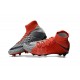 Nike Scarpe Calcio - Hypervenom Phantom III DF FG - Rosso Grigio