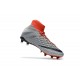 Nike Scarpe Calcio - Hypervenom Phantom III DF FG - Rosso Grigio