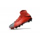 Nike Scarpe Calcio - Hypervenom Phantom III DF FG - Rosso Grigio