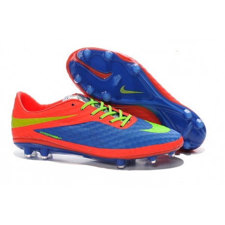 Neymar Nike Hypervenom Phantom FG Scarpe Da Calcio Viola Rosso Verde