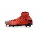 Nike Scarpe Calcio - Hypervenom Phantom III DF FG - Rosso Grigio