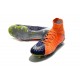 Nike Scarpe Calcio - Hypervenom Phantom III DF FG - Arancio Blu Nero