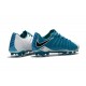 Scarpa da Calcio per Terreni Duri Nike Hypervenom Phantom III FG Blu Bianco