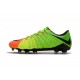 Scarpa da Calcio per Terreni Duri Nike Hypervenom Phantom III FG Verde Arancio Nero