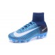 Nike Scarpa Calcio Uomo 2017 Mercurial Superfly V FG ACC Blu Nero Bianco