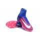 Nike Mercurial Superfly 5 FG Nuovo Scarpe Calcio Rosa Blu Bianco