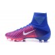 Nike Mercurial Superfly 5 FG Nuovo Scarpe Calcio Rosa Blu Bianco