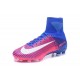 Nike Mercurial Superfly 5 FG Nuovo Scarpe Calcio Rosa Blu Bianco