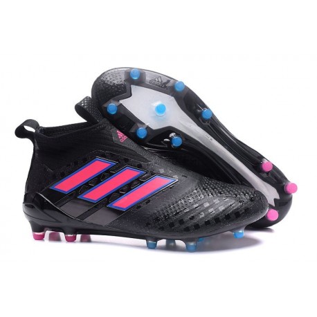 Scarpe da Calcio adidas Ace17+ Purecontrol FG Nero Rosa