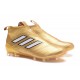 adidas Ace17+ Purecontrol FG - Nuovo Scarpa da Calcio Uomo Oro Bianco