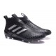 adidas Ace17+ Purecontrol FG - Nuovo Scarpa da Calcio Uomo - Nero Metallic