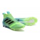 adidas Ace17+ Purecontrol FG - Nuovo Scarpa da Calcio Uomo Verde Blu