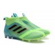 adidas Ace17+ Purecontrol FG - Nuovo Scarpa da Calcio Uomo Verde Blu