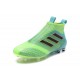 adidas Ace17+ Purecontrol FG - Nuovo Scarpa da Calcio Uomo Verde Blu