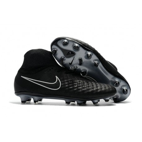 Nike Magista Obra 2 FG Nuove Scarpe da Calcio - Nero Metallico