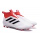 adidas Ace17+ Purecontrol FG - Nuovo Scarpa da Calcio Uomo Bianco Rosso Nero