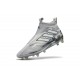 adidas Ace17+ Purecontrol FG - Nuovo Scarpa da Calcio Uomo - Grigio Bianco Nero