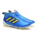 adidas Ace17+ Purecontrol FG - Nuovo Scarpa da Calcio Uomo - Blu Giallo