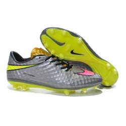 Neymar Nike Hypervenom Phantom FG Scarpe Da Calcio Cromo/ Rosa Hyper/ Oro