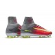 Nike Mercurial Superfly 5 FG Nuovo Scarpe Calcio Rose Grigio Bianco