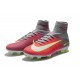 Nike Mercurial Superfly 5 FG Nuovo Scarpe Calcio Rose Grigio Bianco